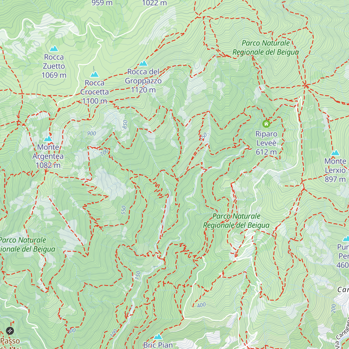 Rifugio Sambugo (Sambügu) map