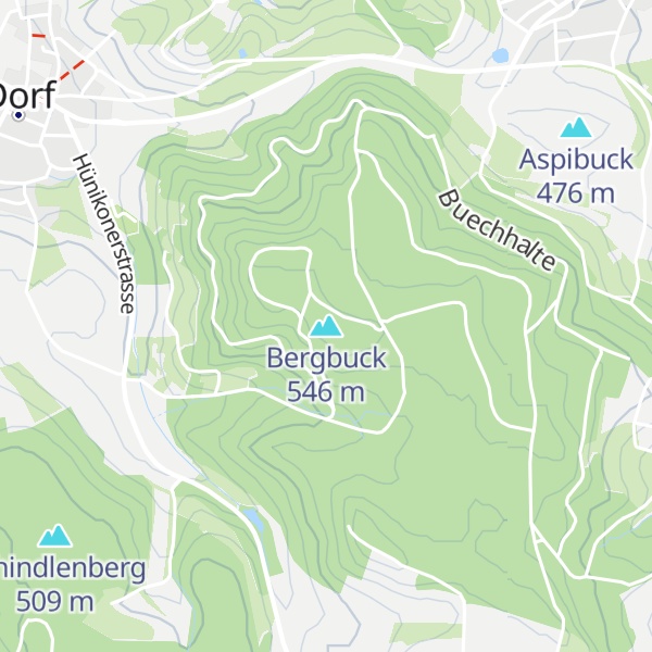 Map of Bergbuck