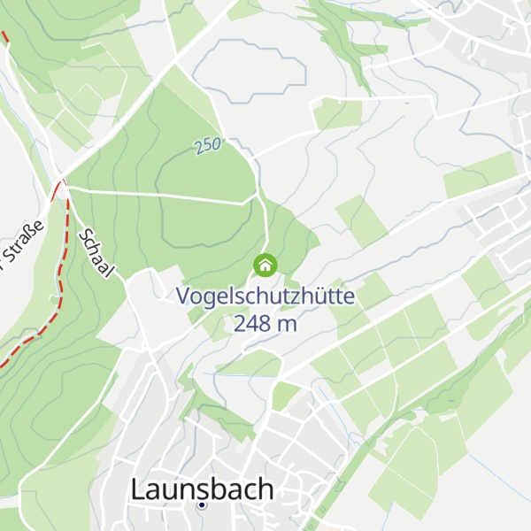 Map of Vogelschutzhütte