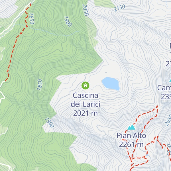 Map of Cascina dei Larici