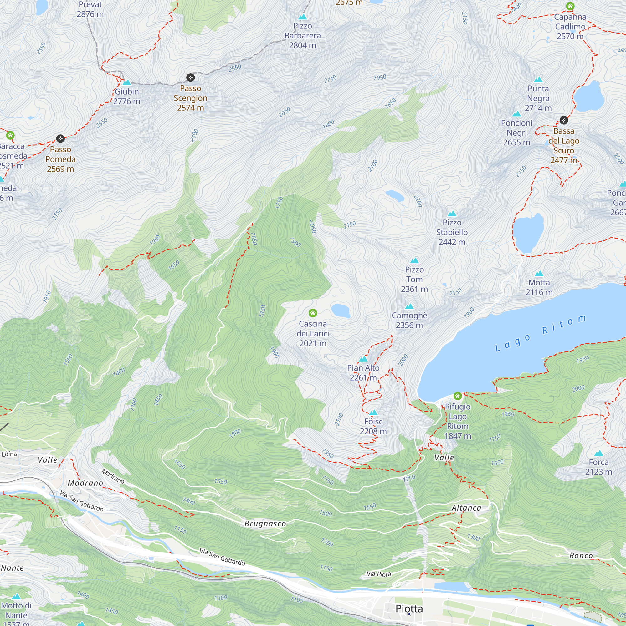 Cascina dei Larici map
