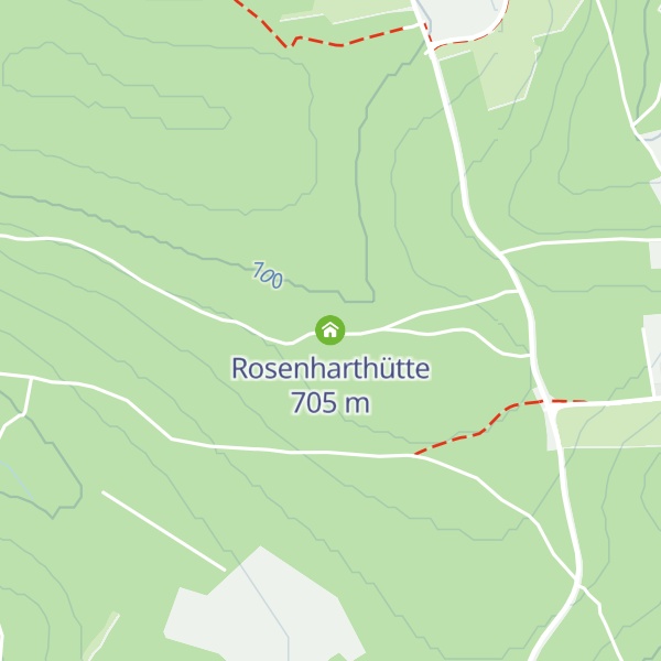 Map of Rosenharthütte