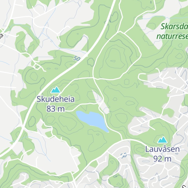 Map of Tjennheia