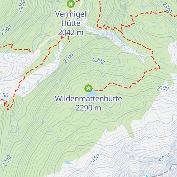 Map of Wildenmattenhütte