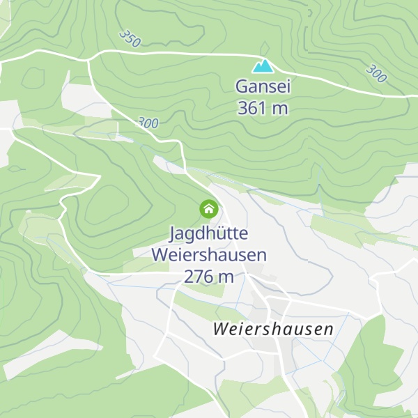 Map of Jagdhütte Weiershausen