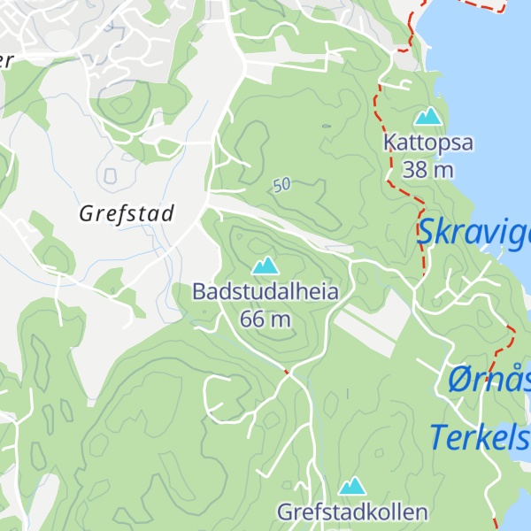 Map of Badstudalheia