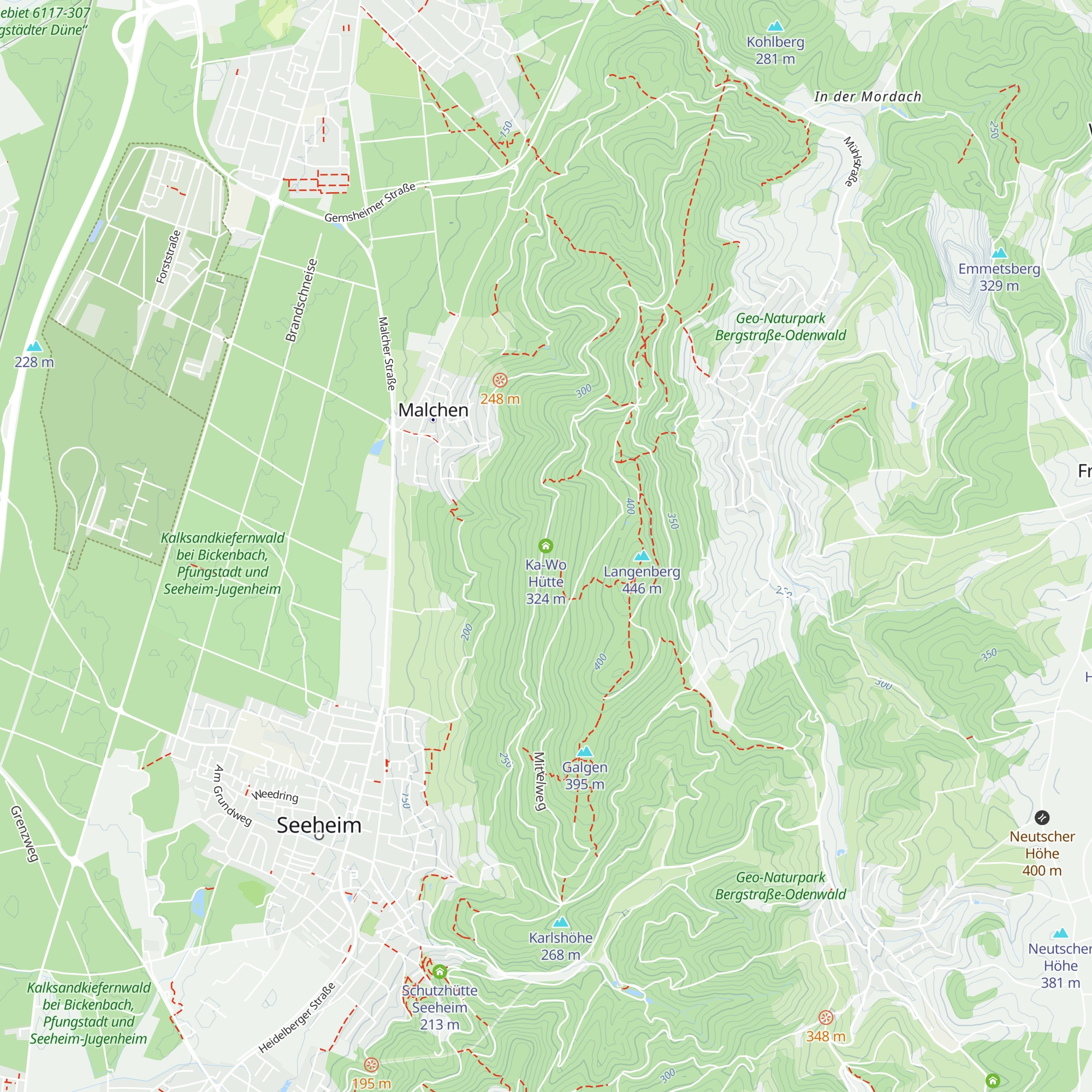 Ka-Wo Hütte map