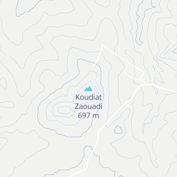 Map of Koudiat Zaouadi