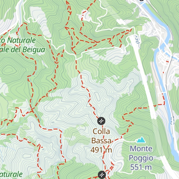 Map of Monte Nero