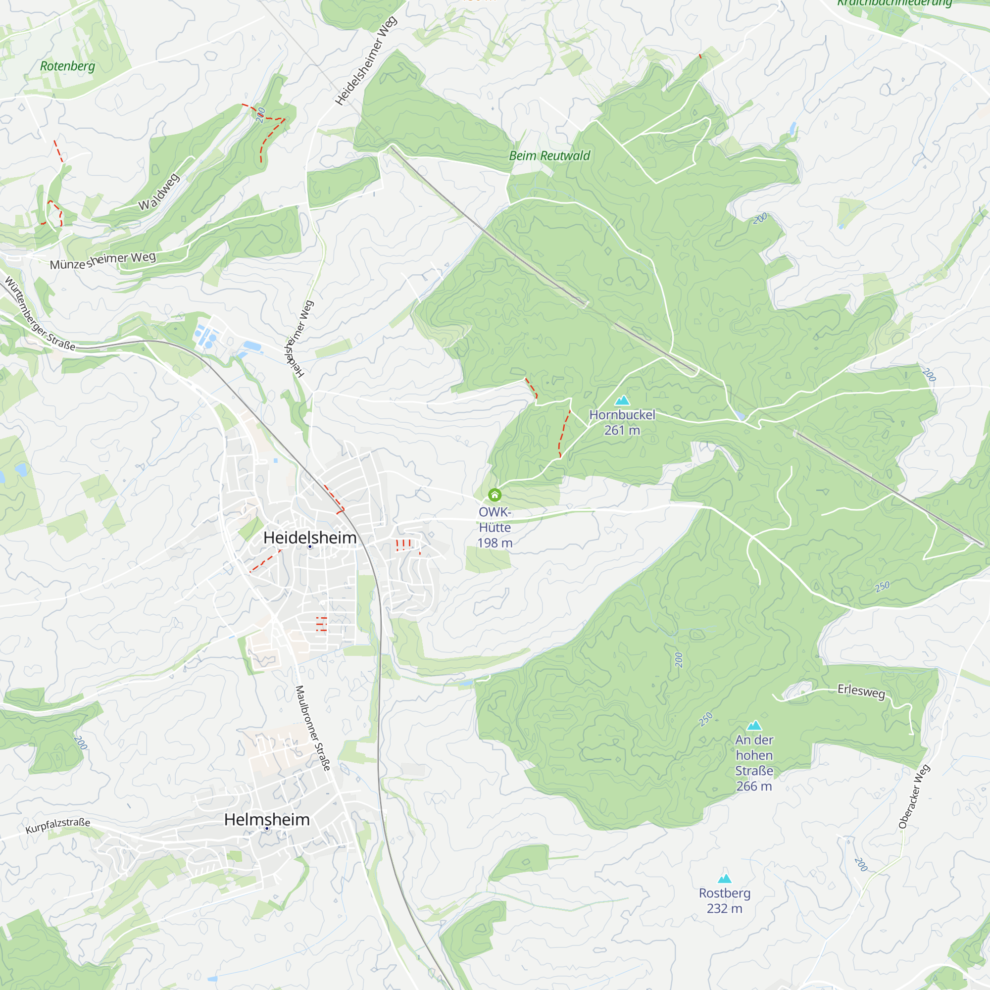 OWK-Hütte map