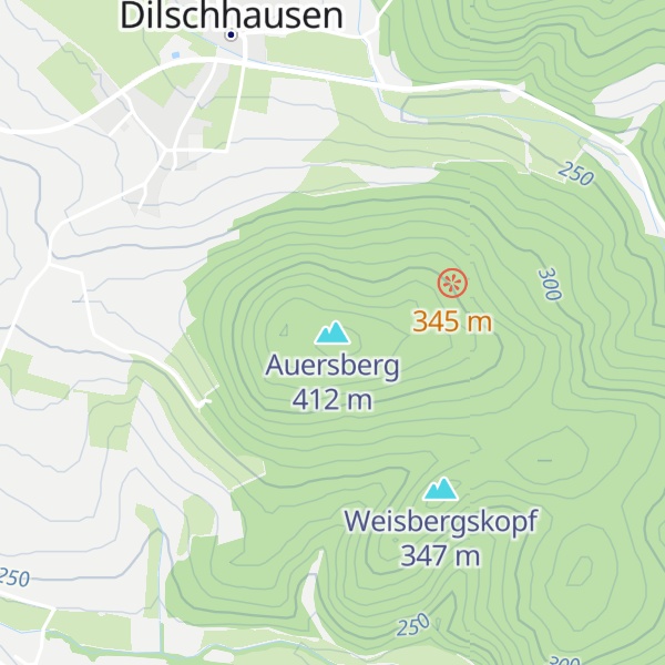 Map of Auersberg