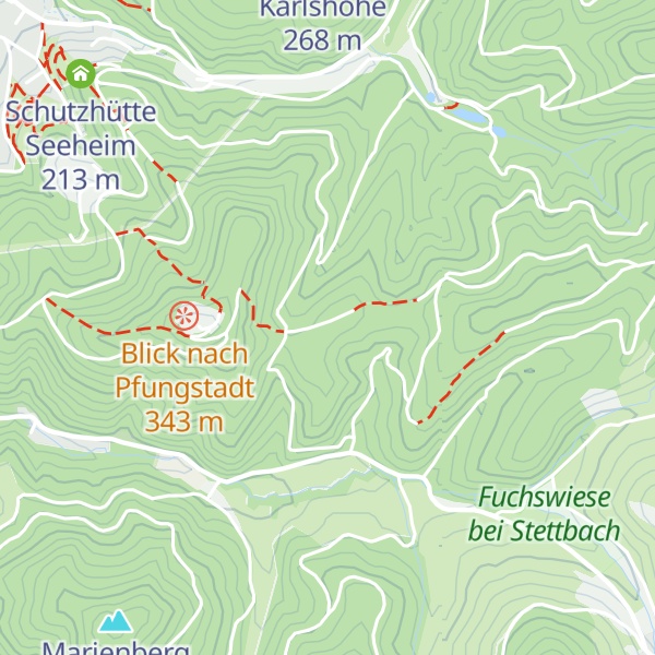 Map of Sofien Hütte
