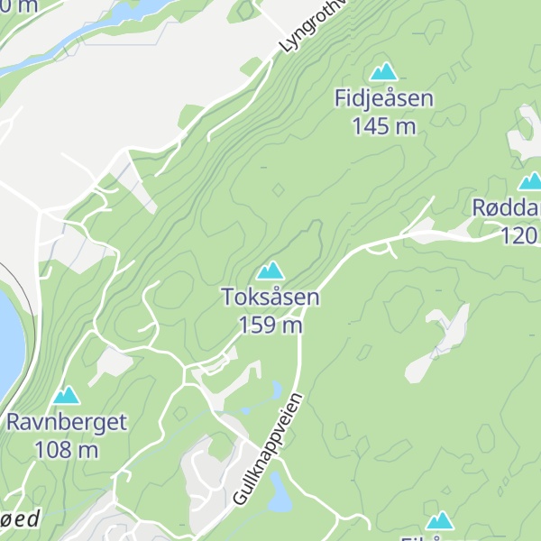 Map of Toksåsen