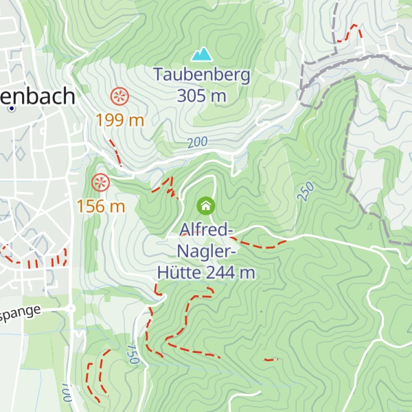 Map of Alfred-Nagler-Hütte