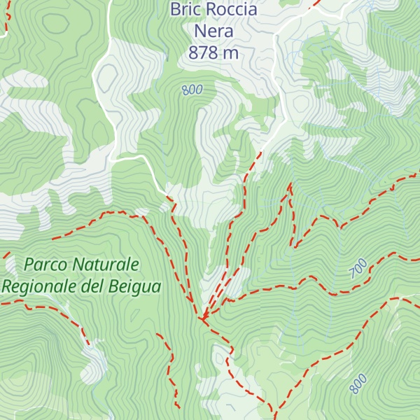 Map of Monte Faiottu