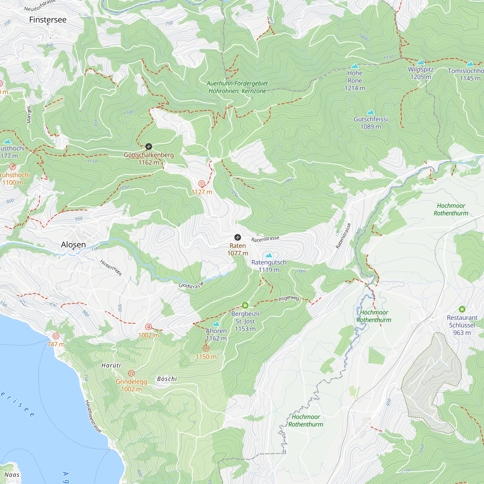 Restaurant Raten map