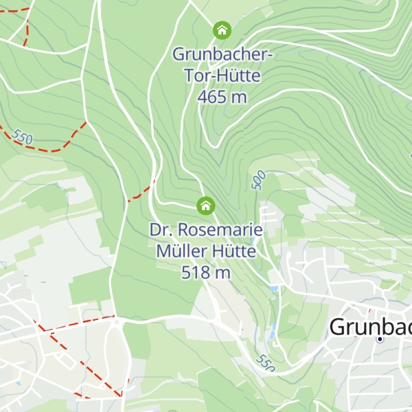 Map of Dr. Rosemarie Müller Hütte