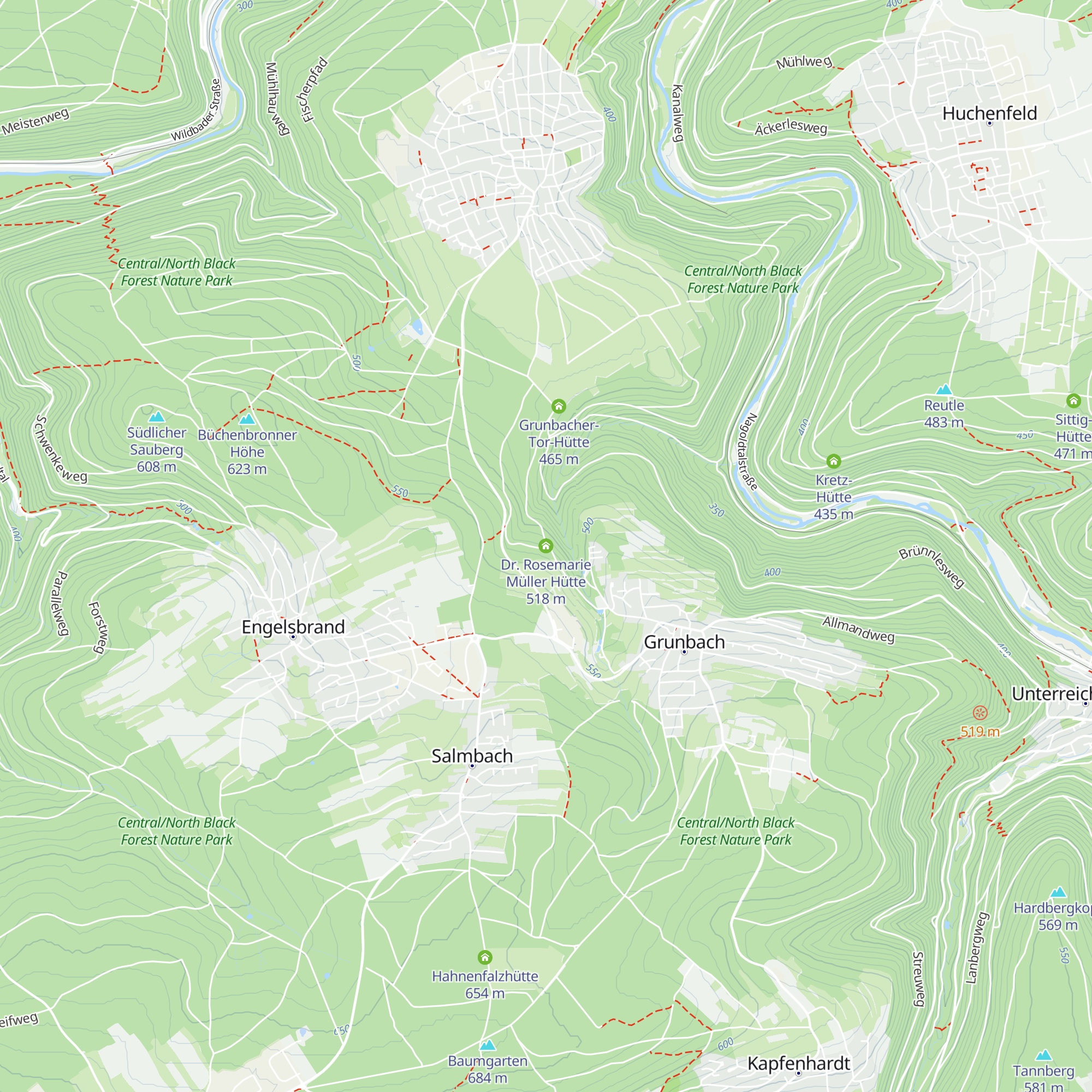 Dr. Rosemarie Müller Hütte map