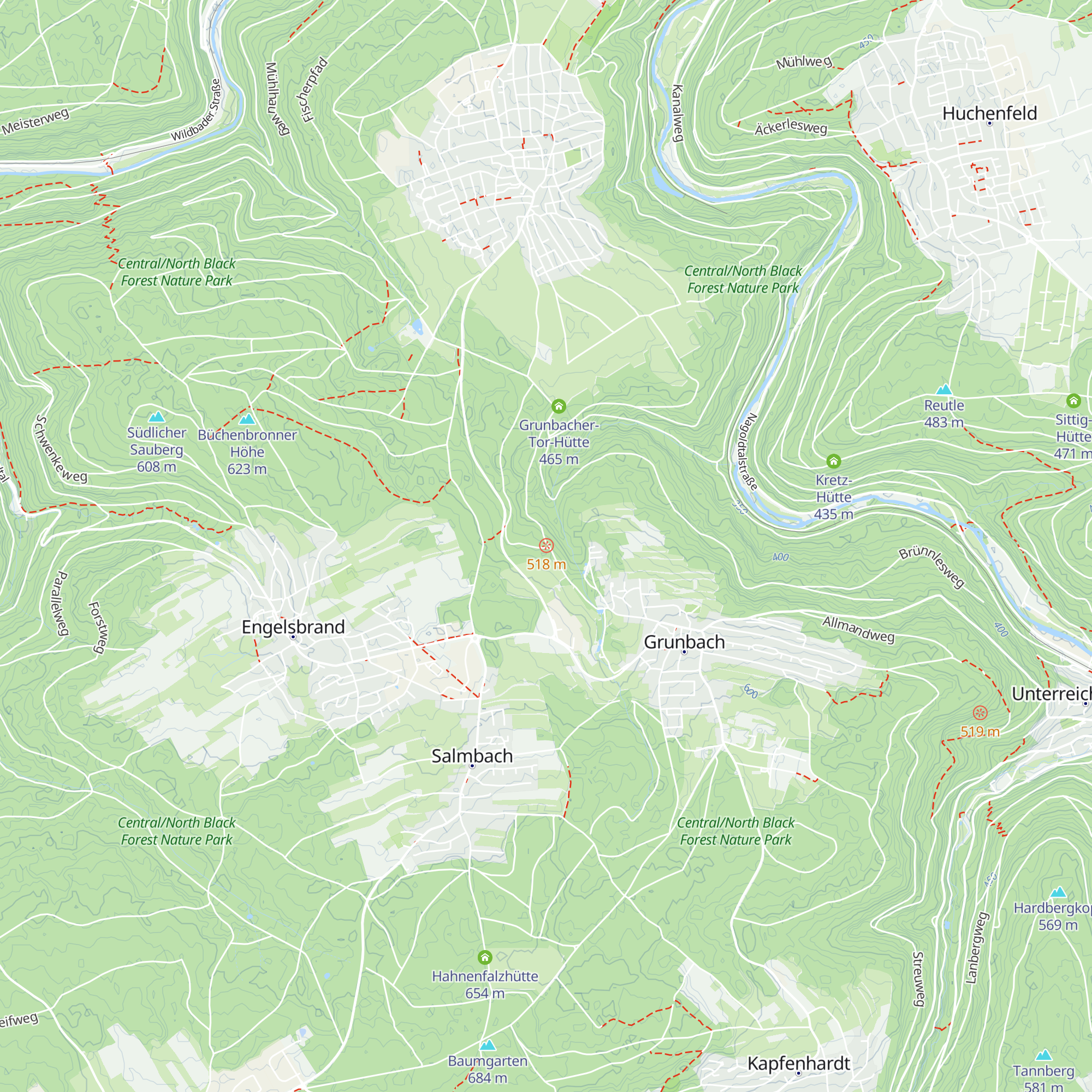 Dr. Rosemarie Müller Hütte map