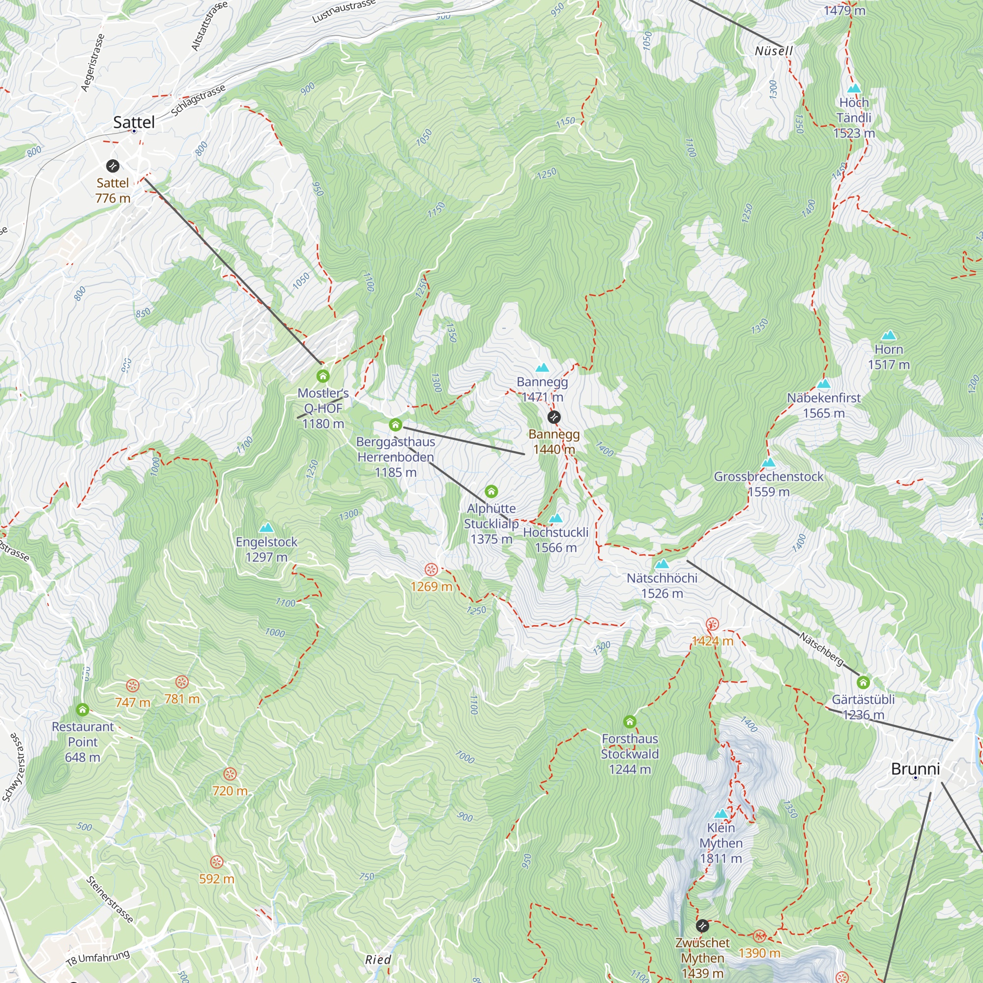 Alphütte Stucklialp map