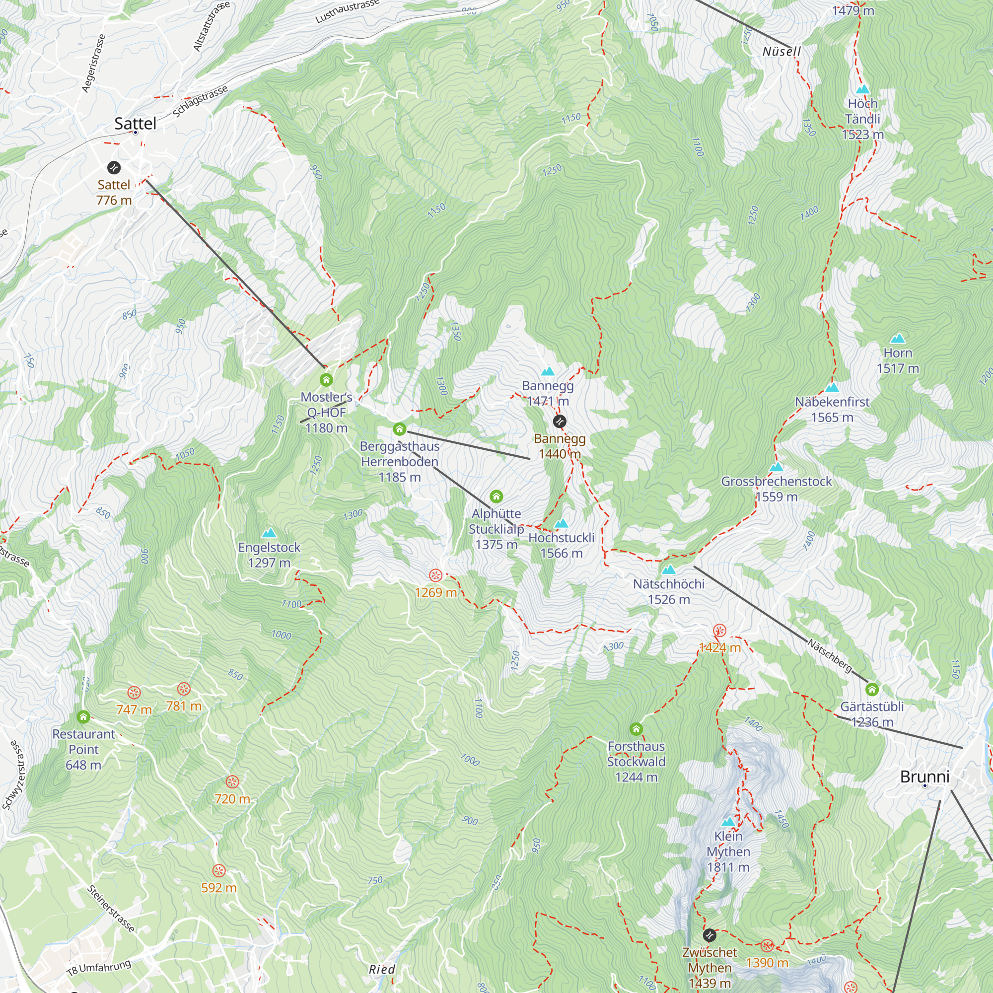 Alphütte Stucklialp map