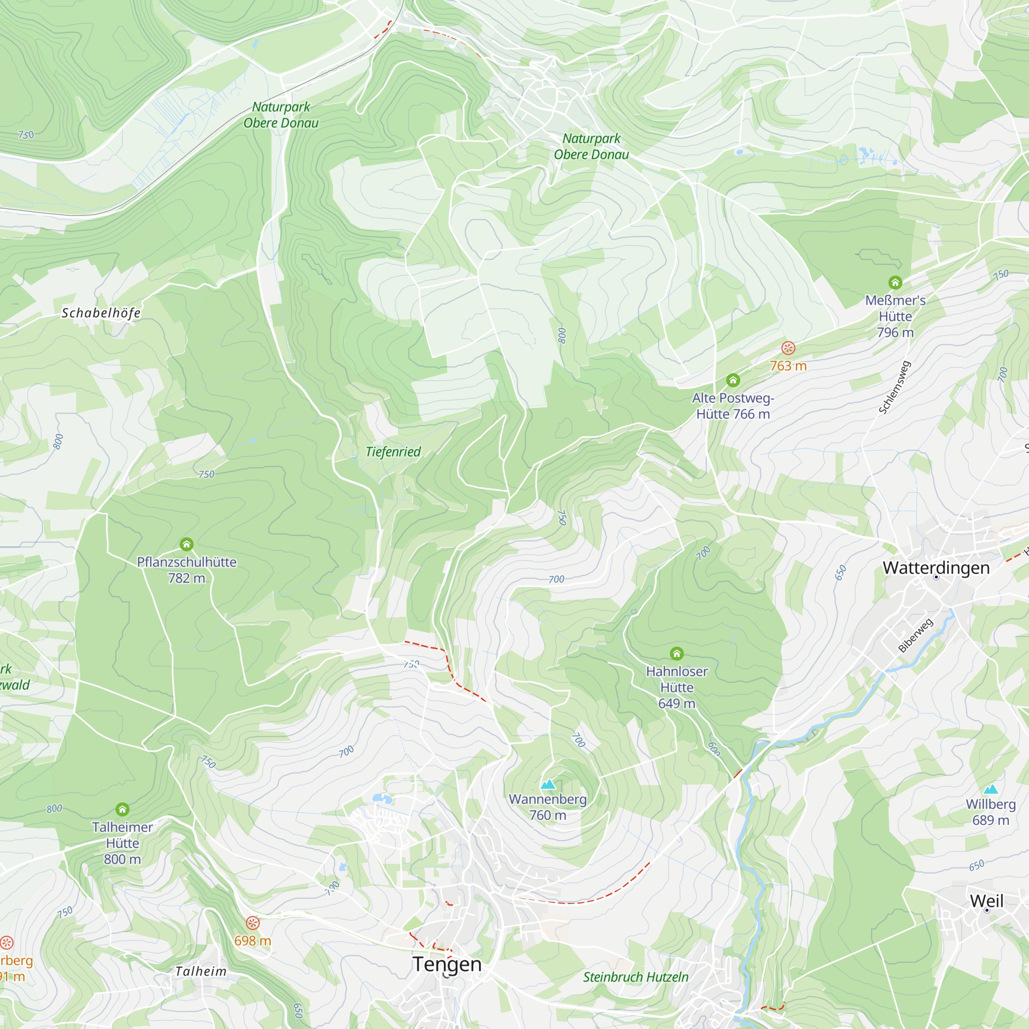 Spitzhütte map