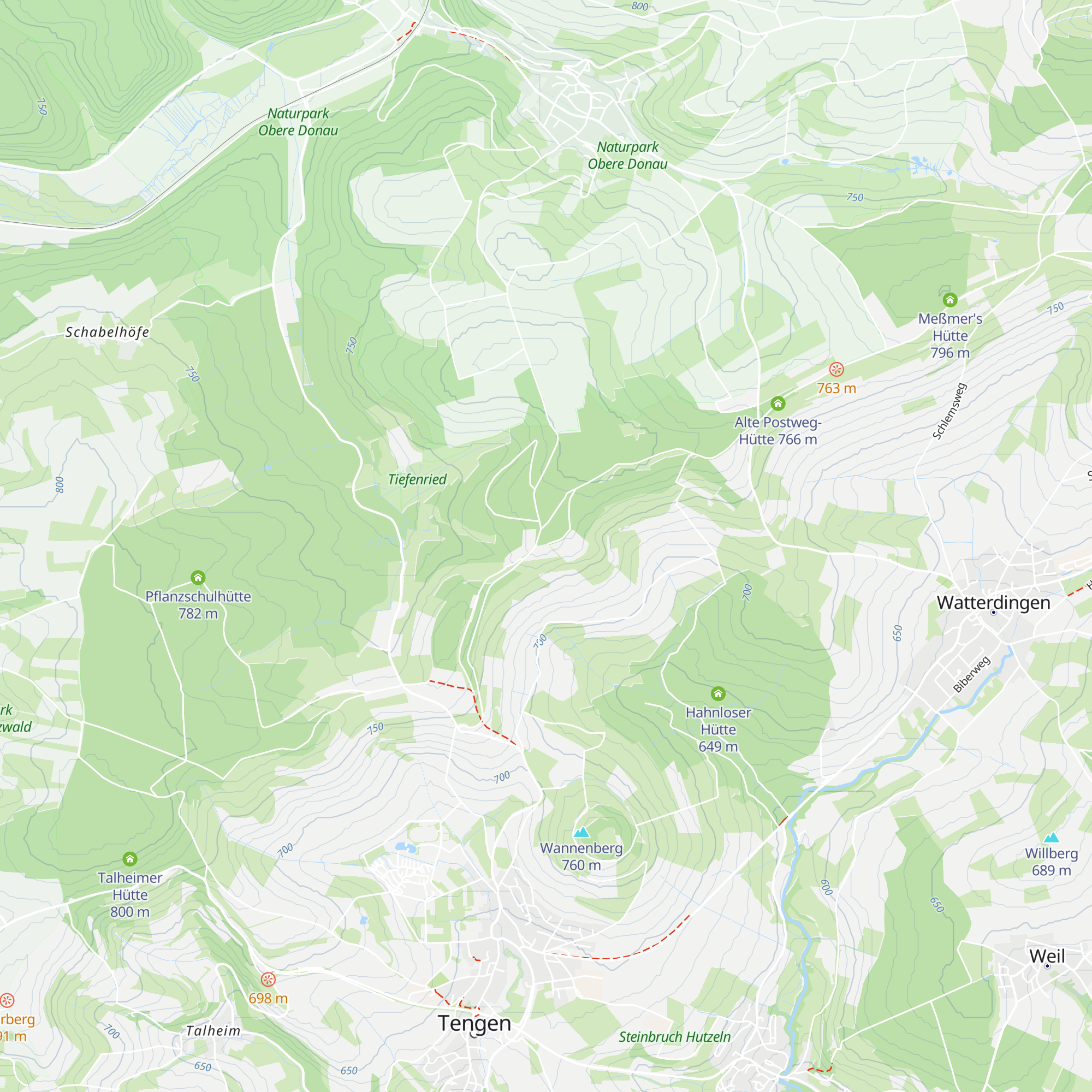 Spitzhütte map