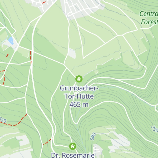 Map of Grunbacher-Tor-Hütte
