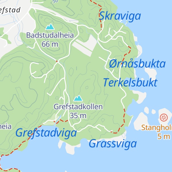 Map of Brennåsflaten