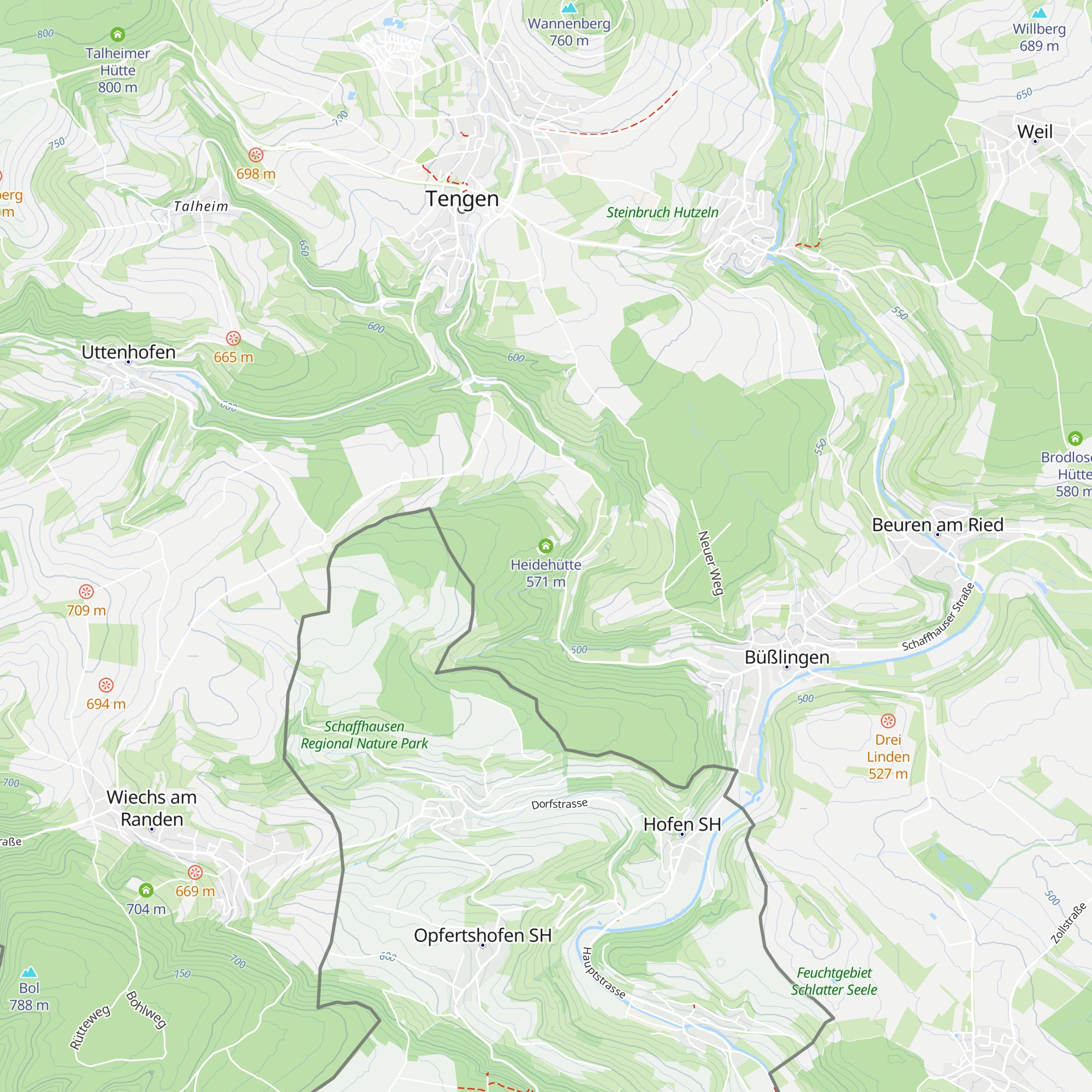 Heidehütte map
