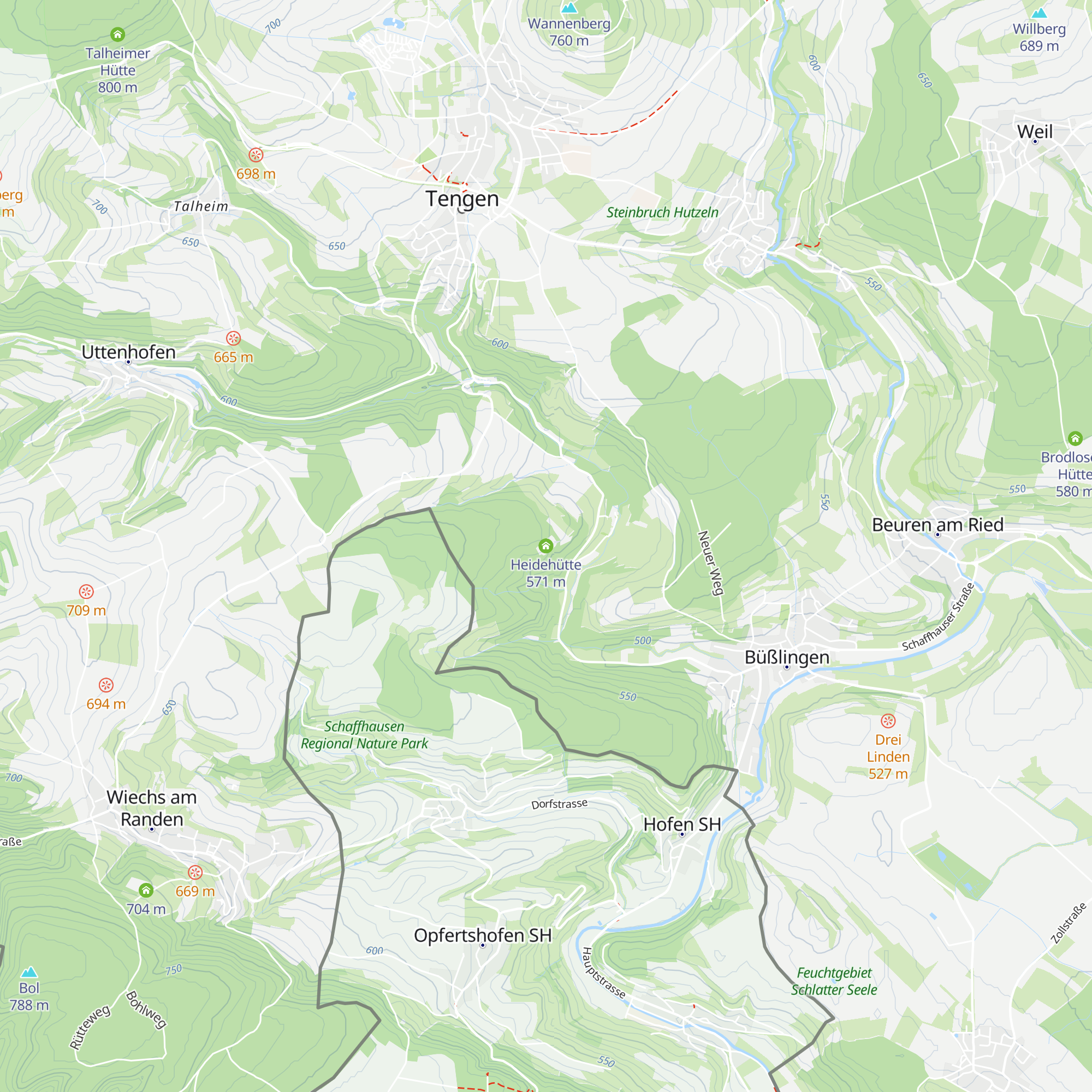 Heidehütte map