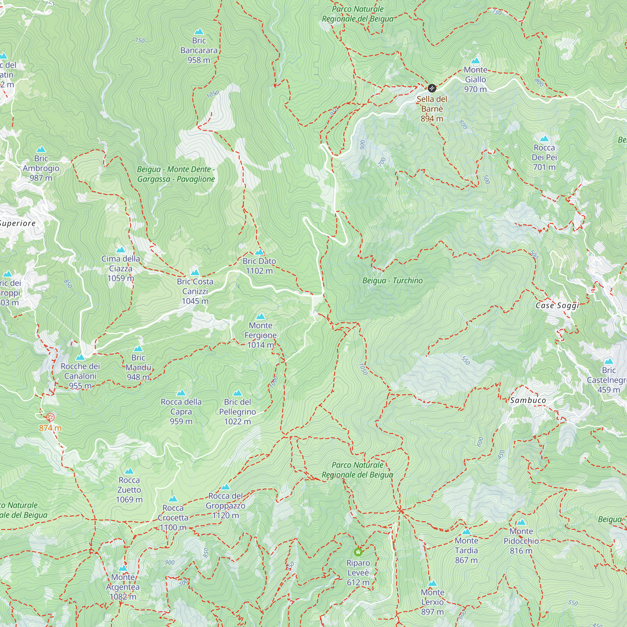 La Nuvola sul Mare map