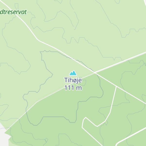 Map of Tihøje