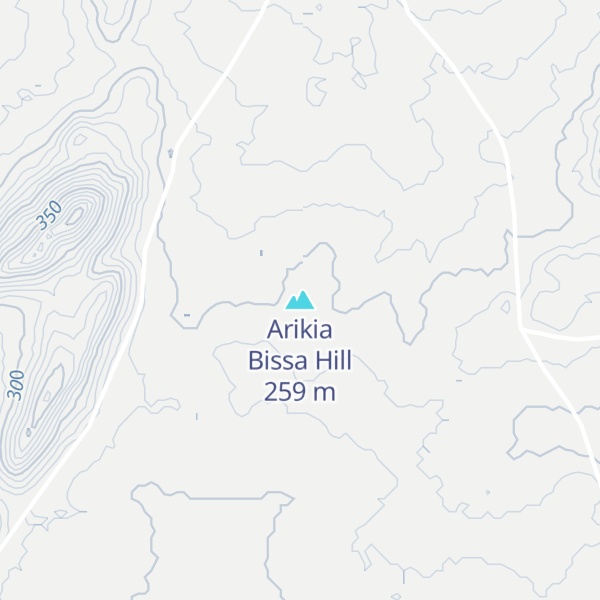 Map of Arikia Bissa Hill