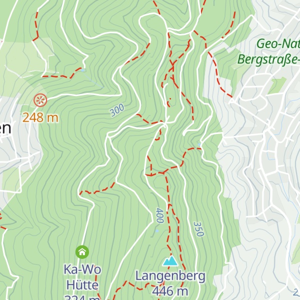 Map of Felsing Hütte