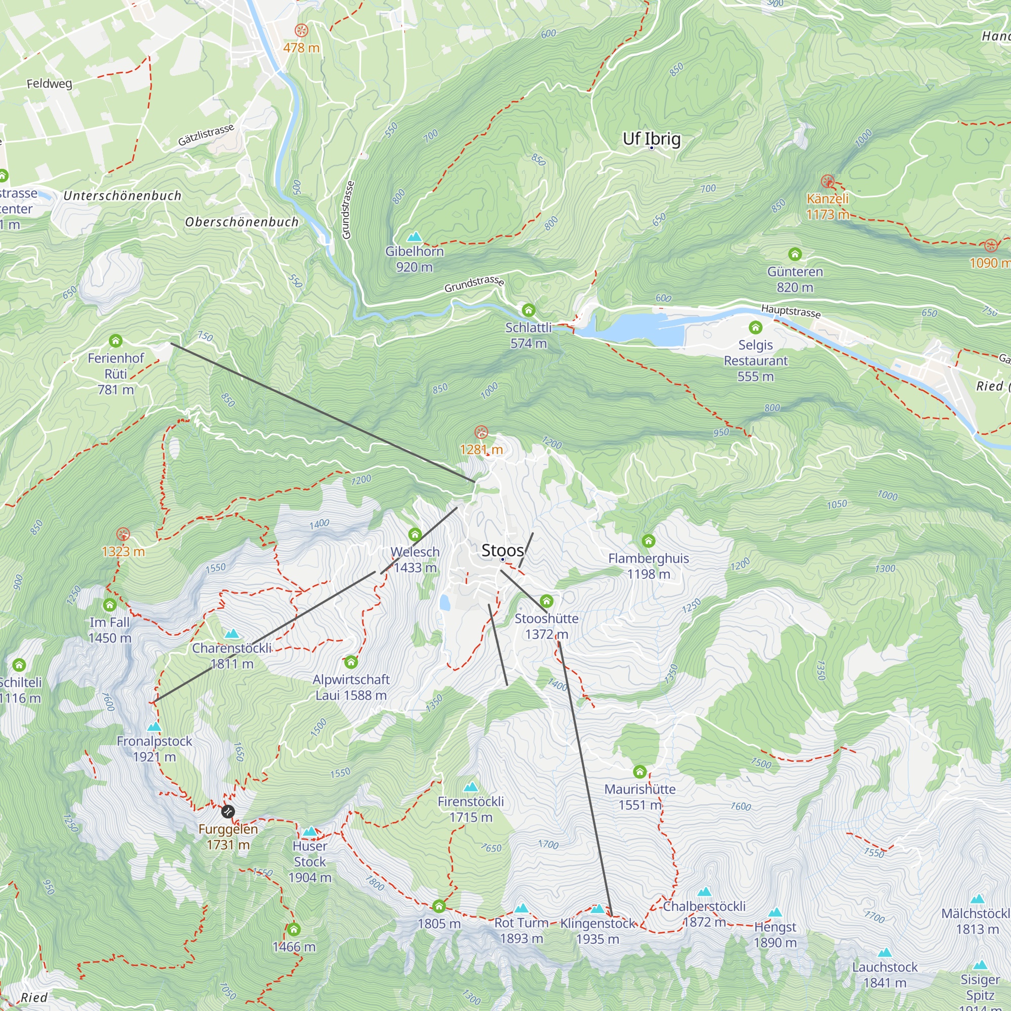 Sennhütte map
