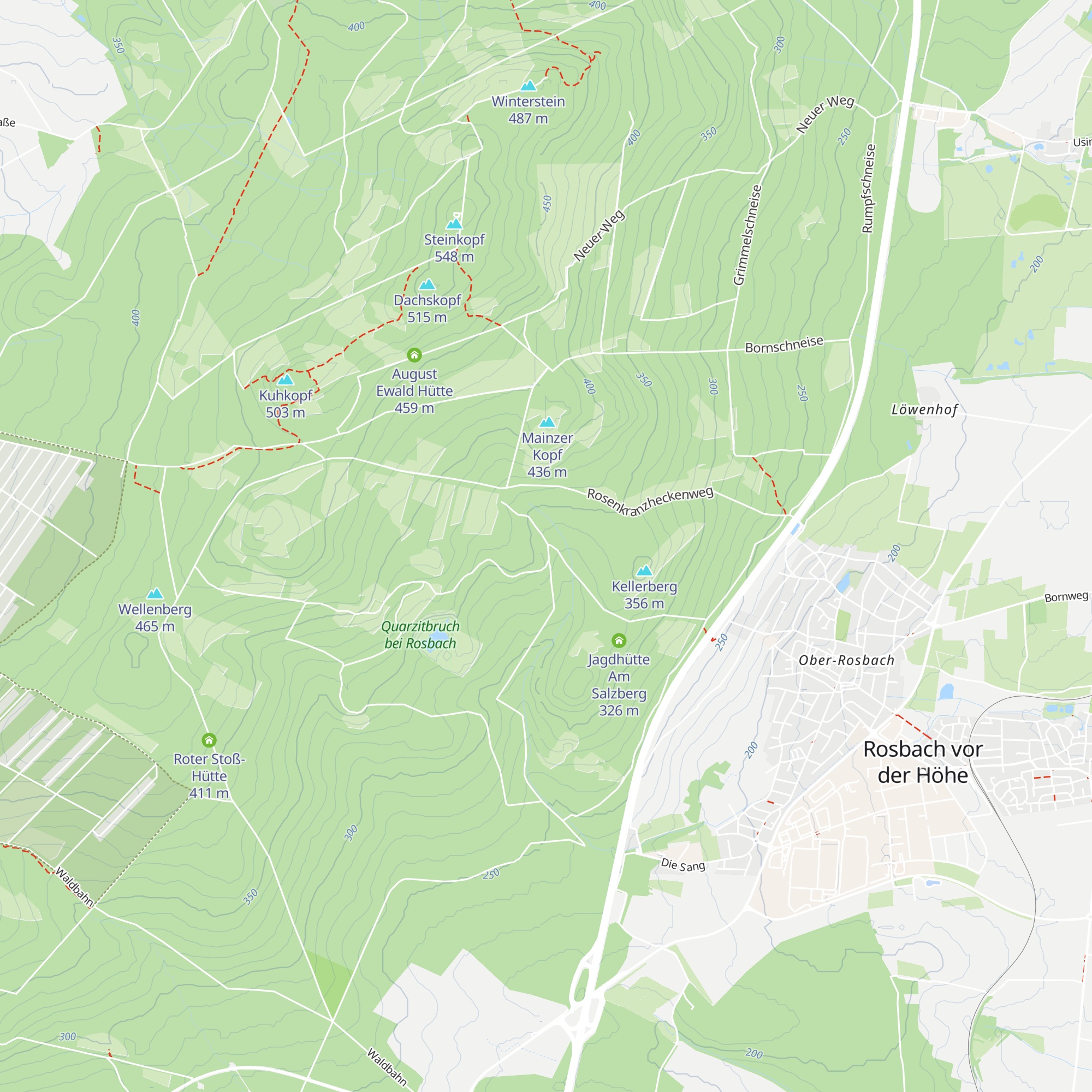 Fichtweghütte map