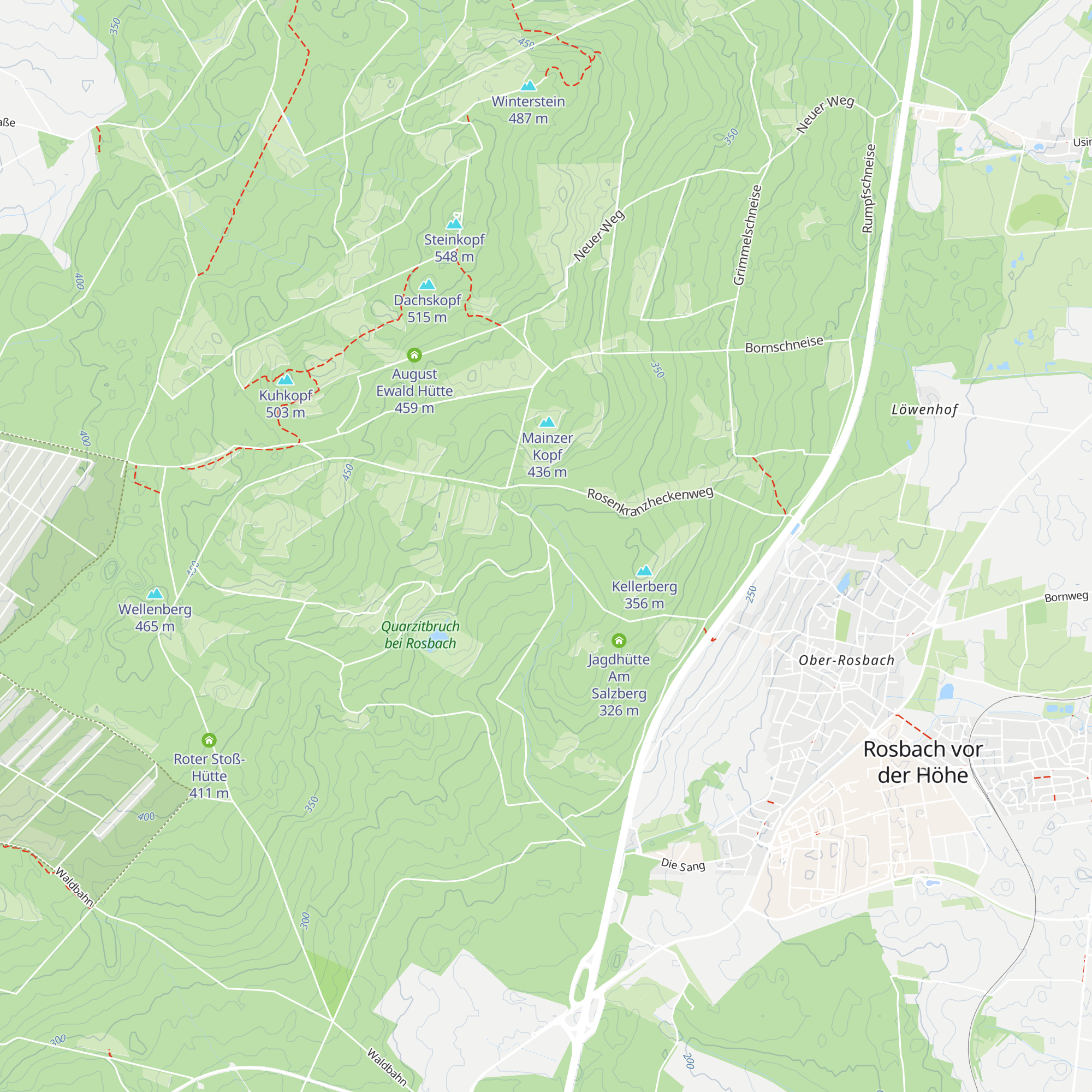 Fichtweghütte map