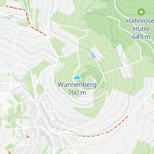 Map of Wannenberg