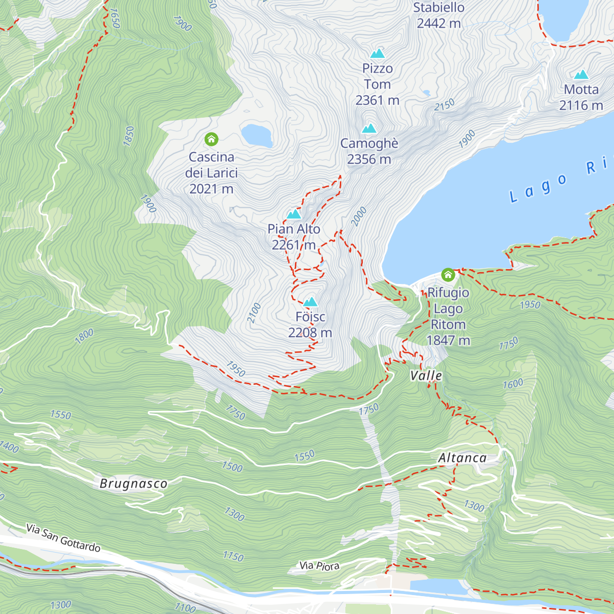 Rifugio Föisc map