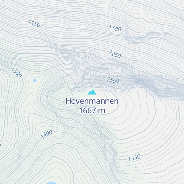 Map of Hovenmannen
