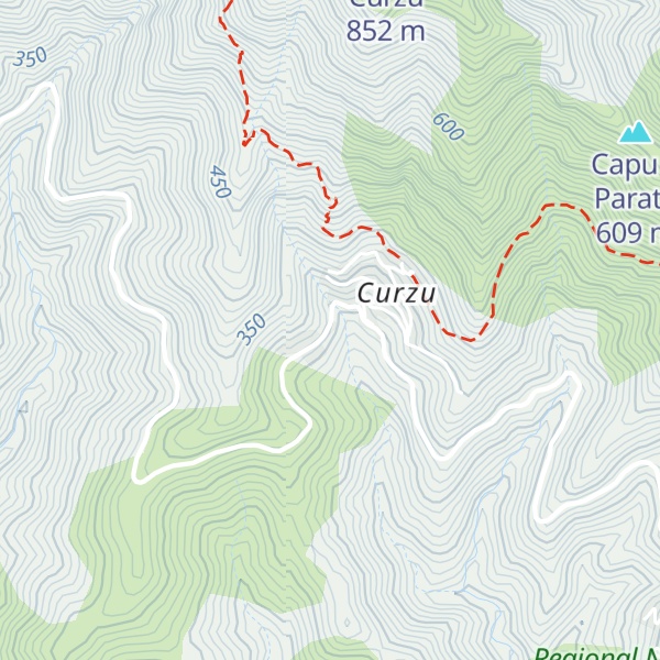 Map of Gîte d'étape de Curzu