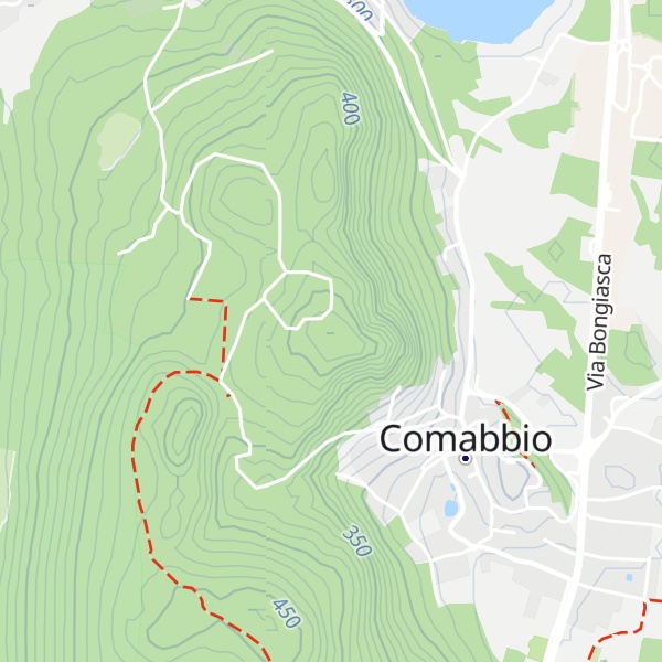 Map of Monte Pelada