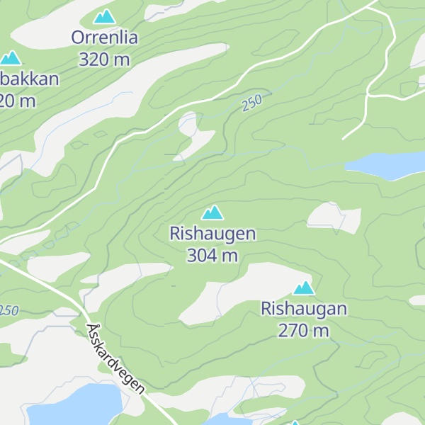 Map of Rishaugen