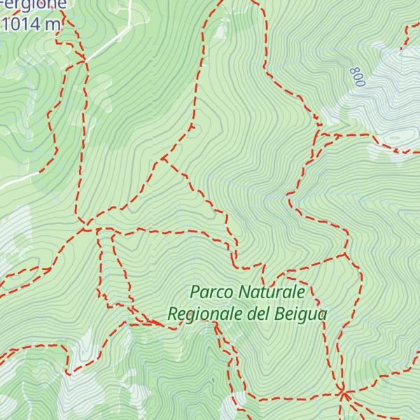 Map of Bricco Saiardo