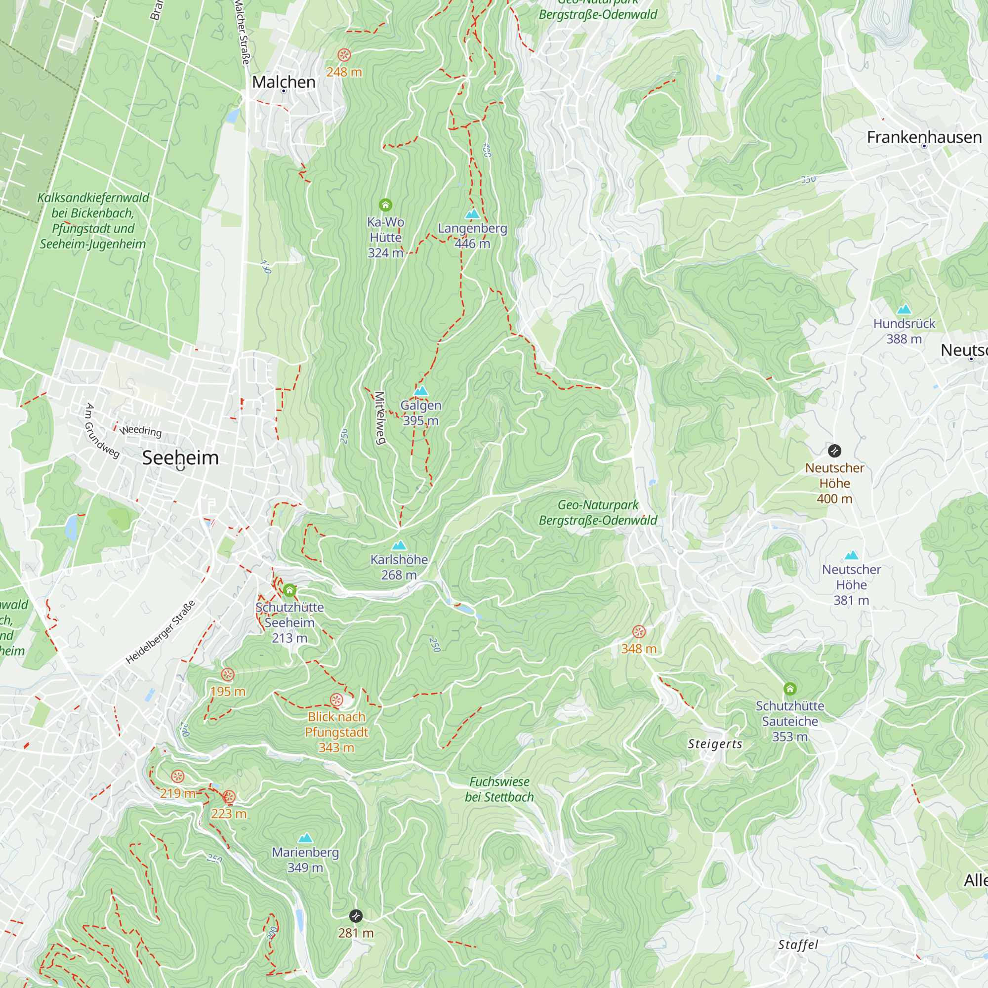 Schweizer Loch Hütte map