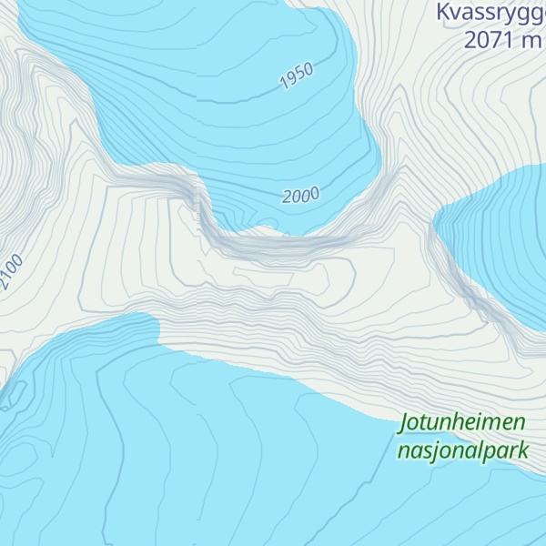 Map of Høgdebrotet