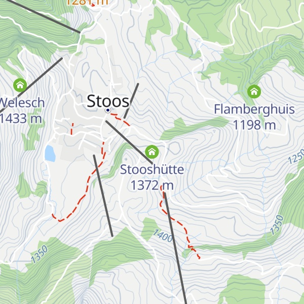 Map of Stooshütte
