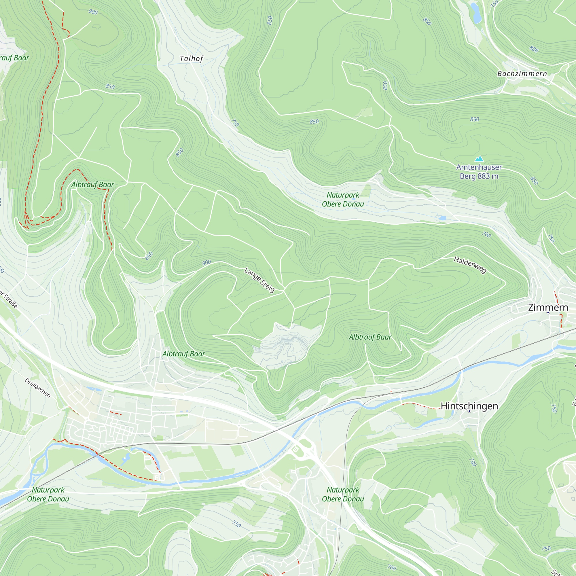 Langensteighütte map