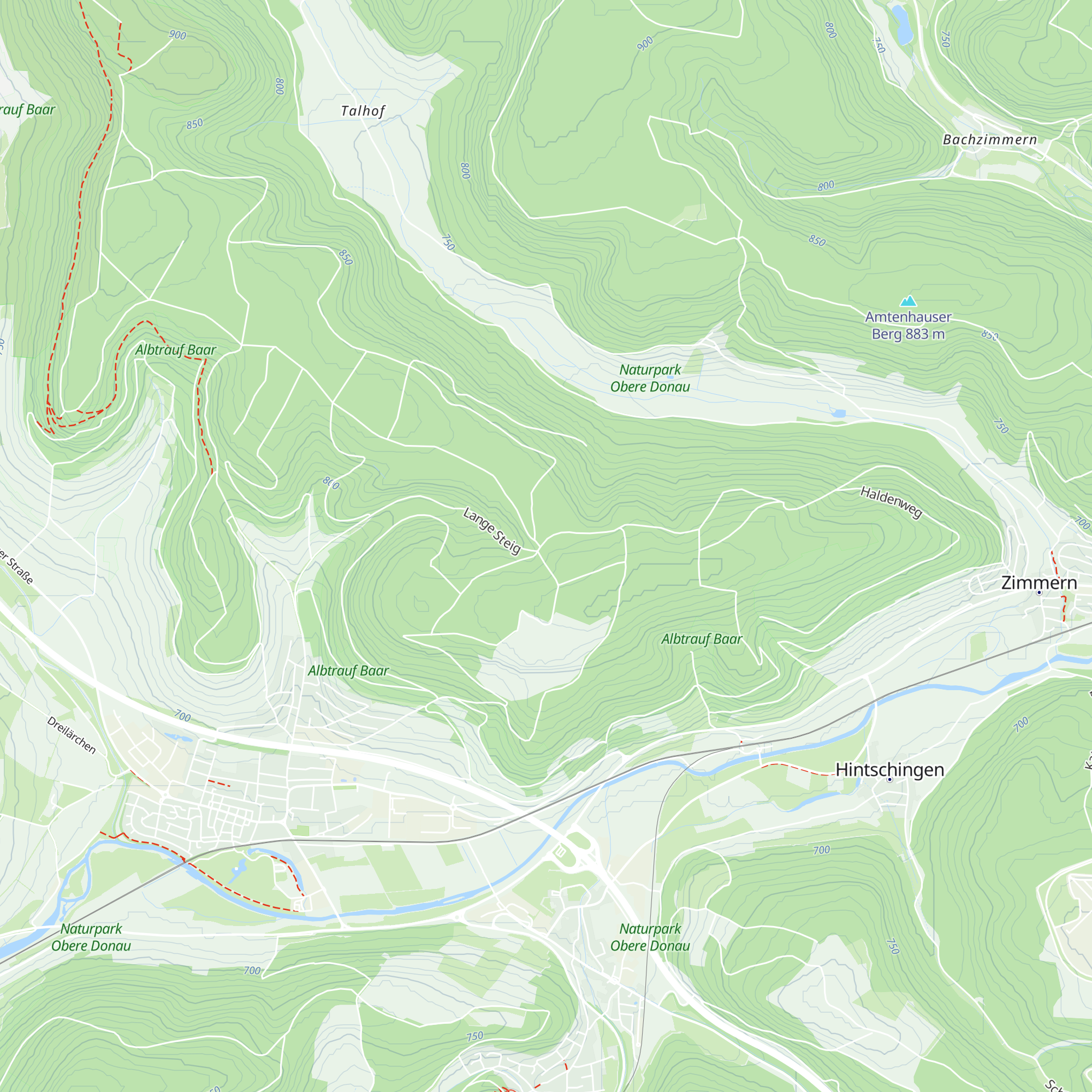 Langensteighütte map
